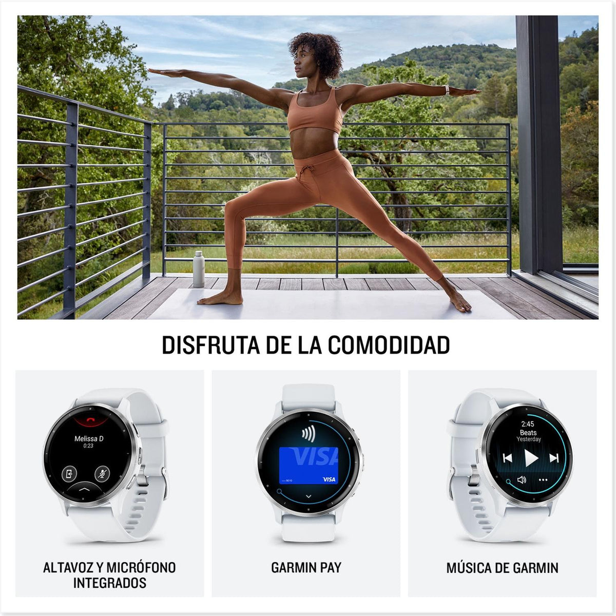 Garmin Reloj Inteligente Smartwatch Venu 3 con GPS - vertikal