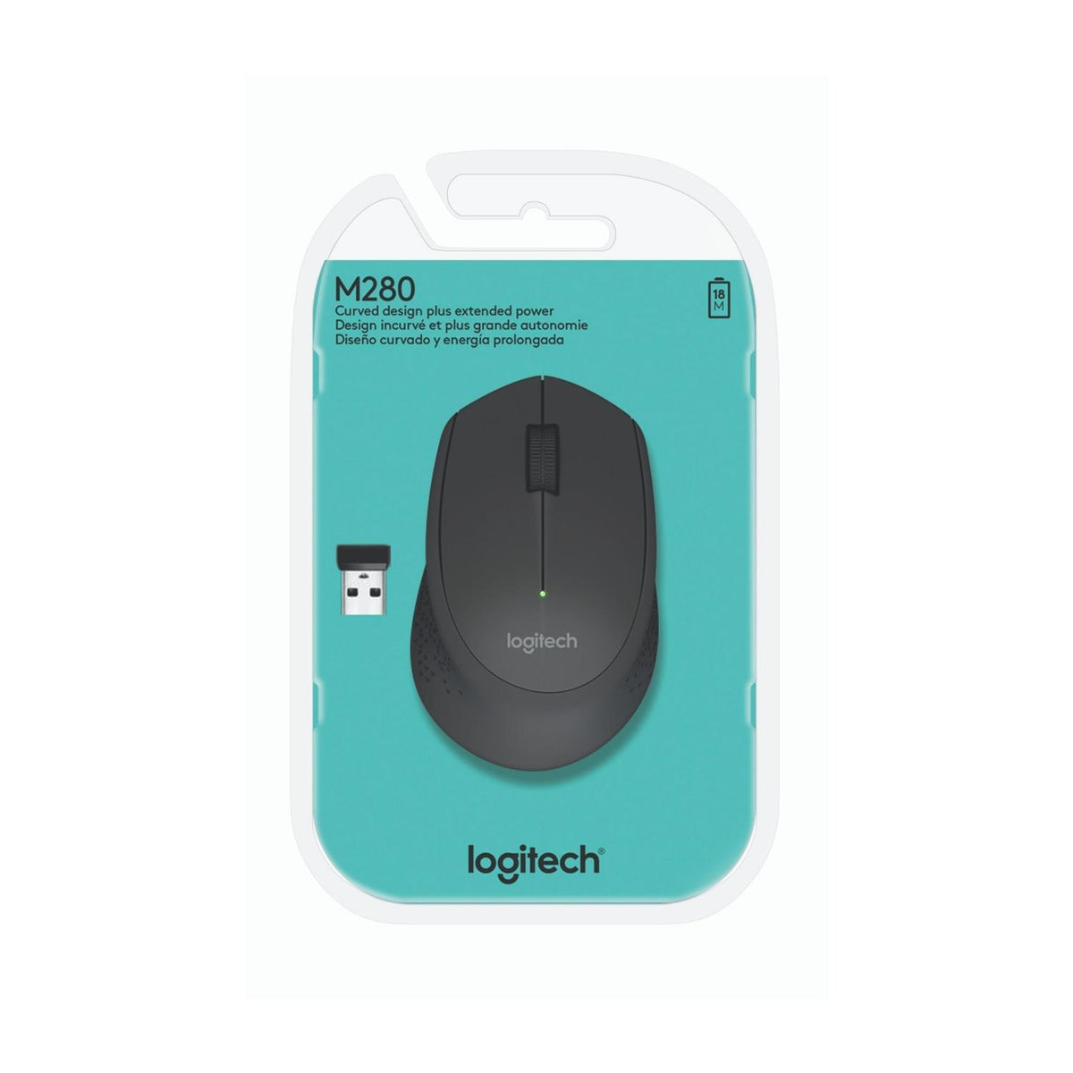 Logitech Mouse Inalámbrico Mouse Inalámbrico M280 - vertikal