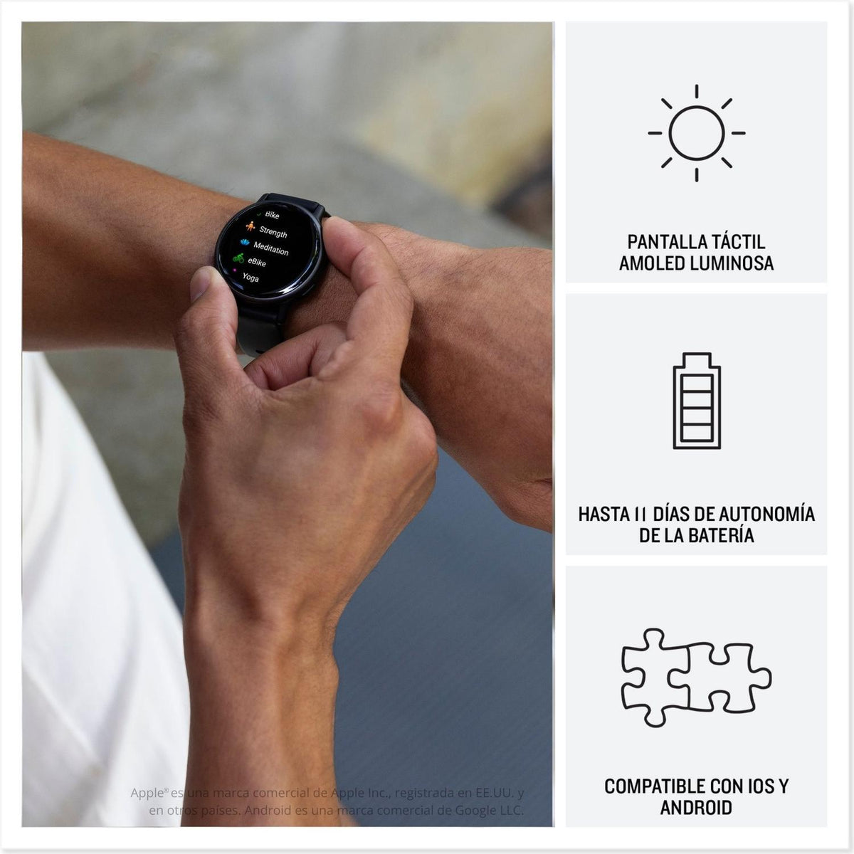 Garmin Reloj Inteligente Smartwatch Vívoactive 5 con GPS - vertikal