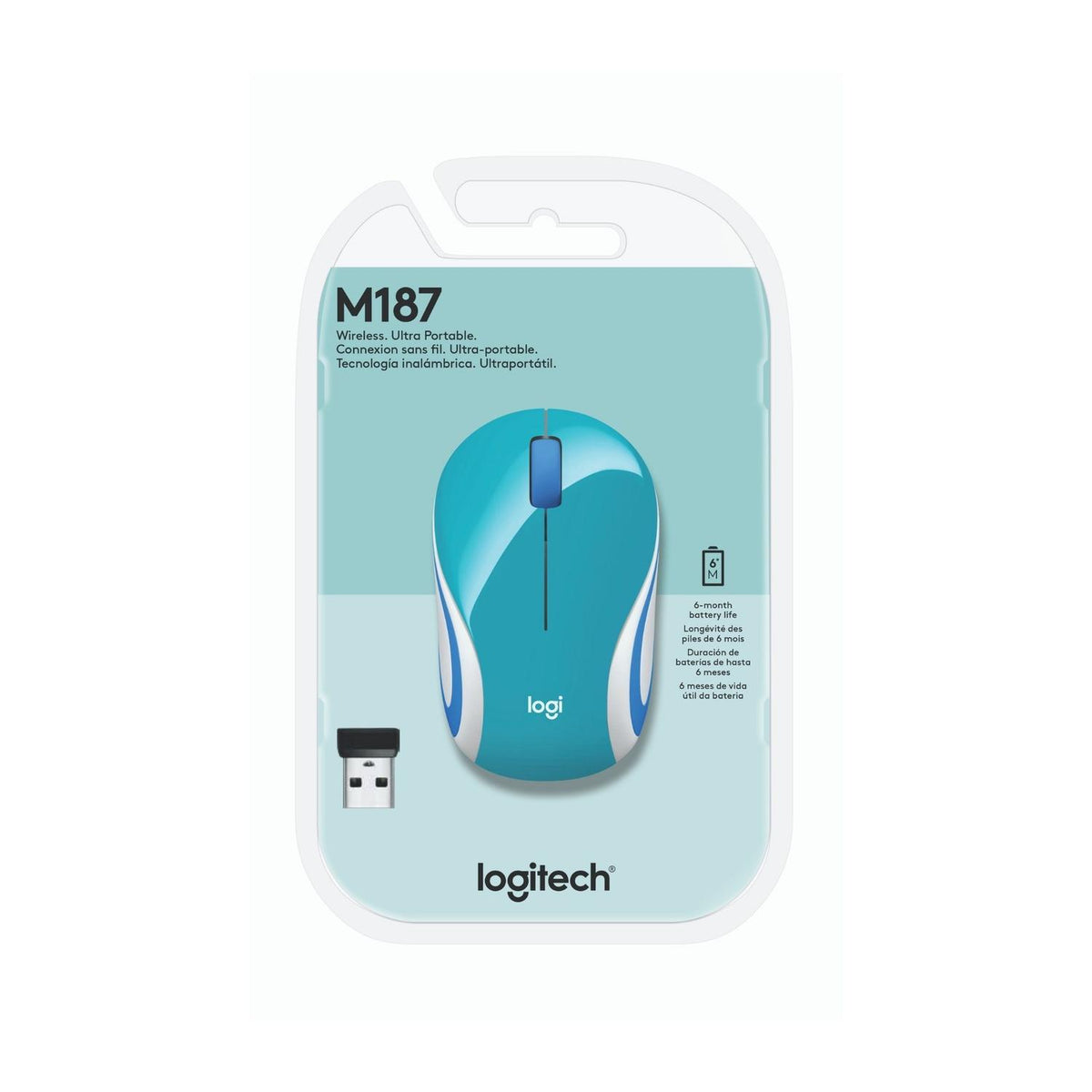 Logitech Mini Mouse Inalámbrico Mini Mouse Inalámbrico M187 - vertikal