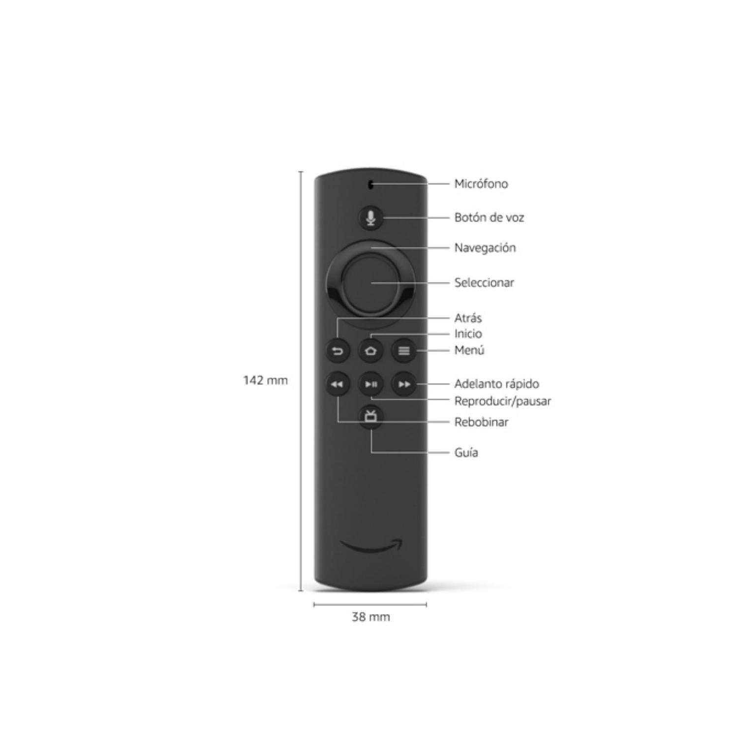 Dispositivo para Streaming con Control Fire TV Stick Lite HD