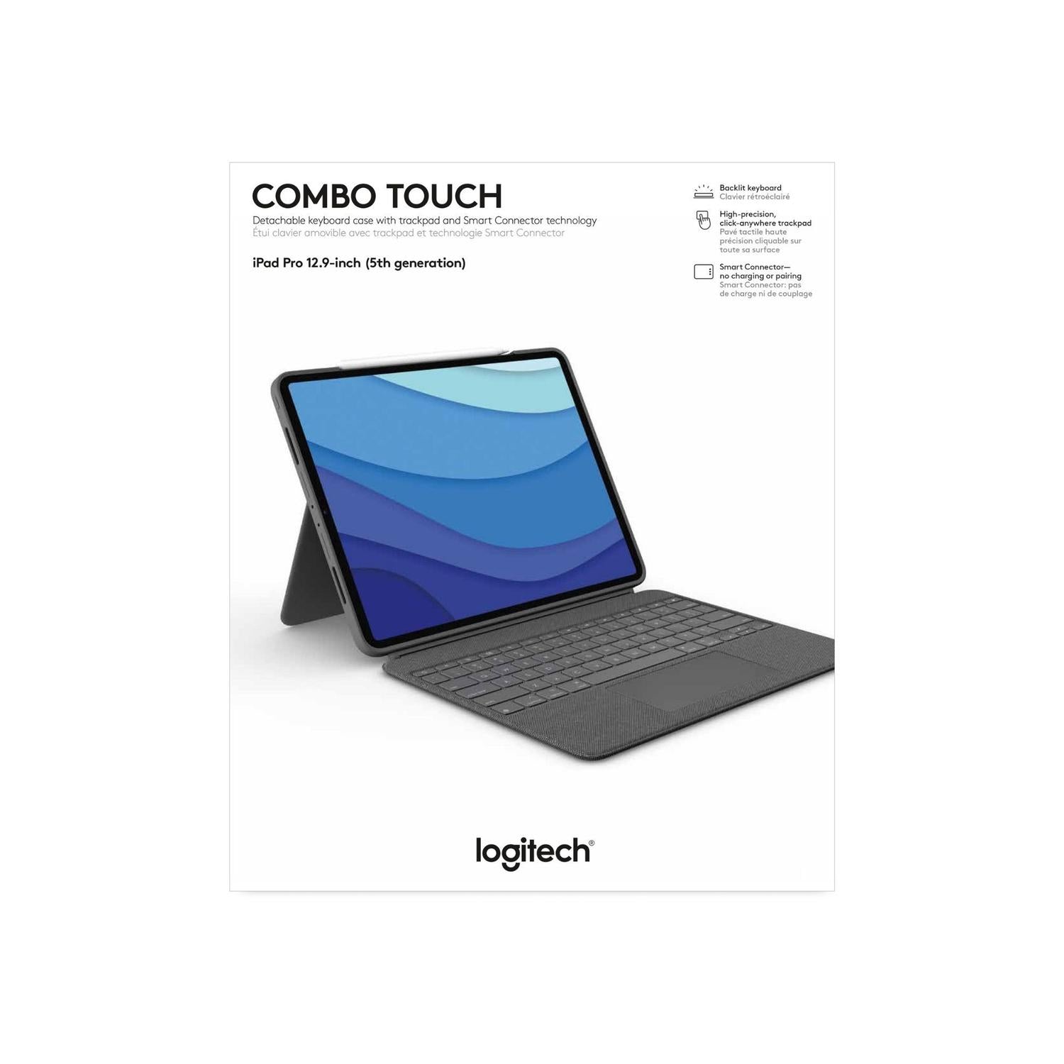 Logitech Folio Touch Étui Clavier avec Trackpad et Smart Connector