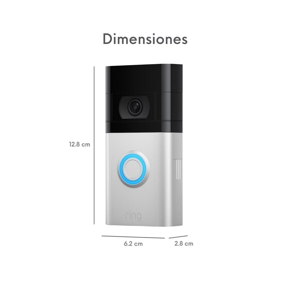 Ring Timbre Inteligente Timbre Inteligente Video Doorbell 4 HD, Wi-Fi - vertikal