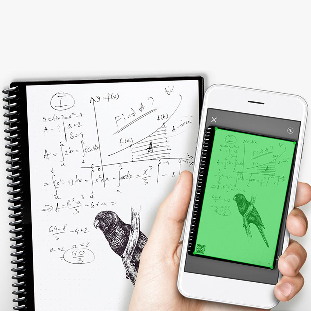 Rocketbook Cuaderno Inteligente Cuaderno Inteligente Fusion Carta - vertikal