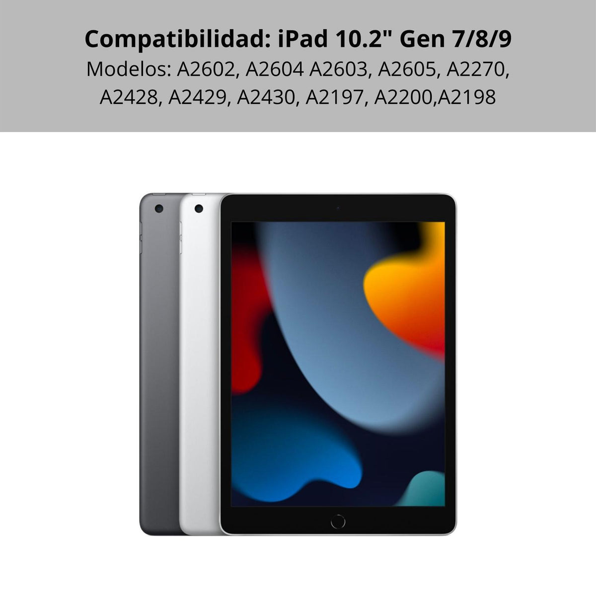 BearDada Funda Para Tableta Funda Haidaowang con Correa de Mano compatible con iPad 10.2&quot; Gen 7/8/9 - vertikal