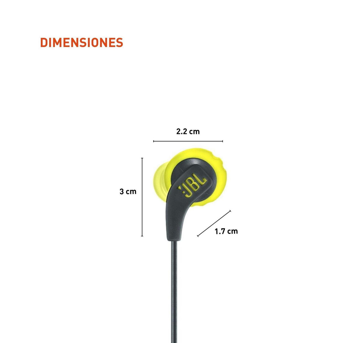 JBL Audífonos Audífonos In Ear Endurance RUN - vertikal