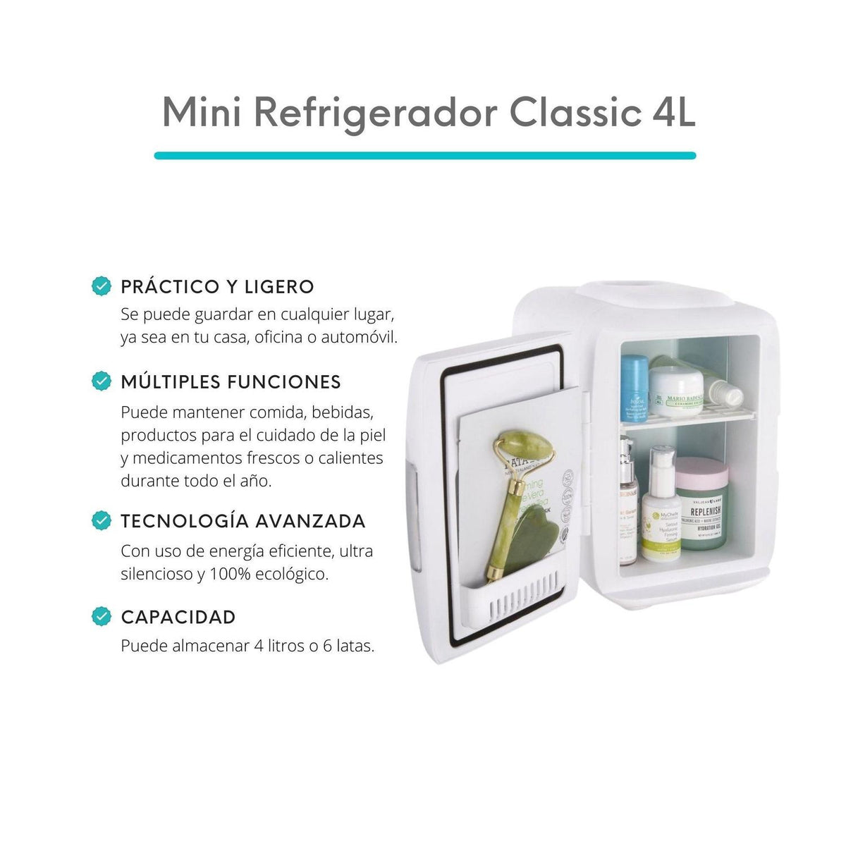 Cooluli Mini Refrigerador Mini Refrigerador Classic 4L - vertikal