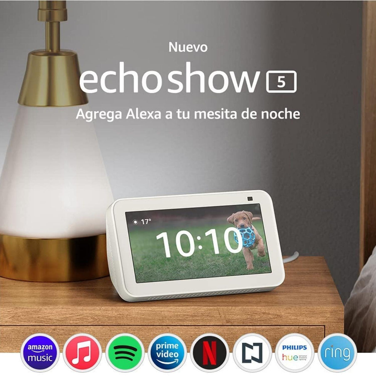 Amazon Pantalla Inteligente Pantalla Inteligente Echo Show 5 (2 Gen) con Alexa - vertikal