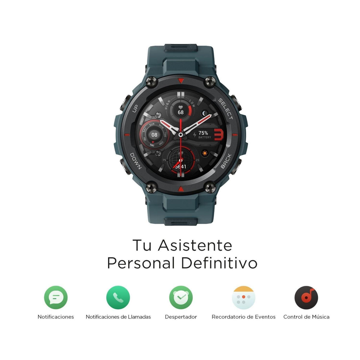 Amazfit Reloj Inteligente Smartwatch T-Rex Pro con GPS - vertikal